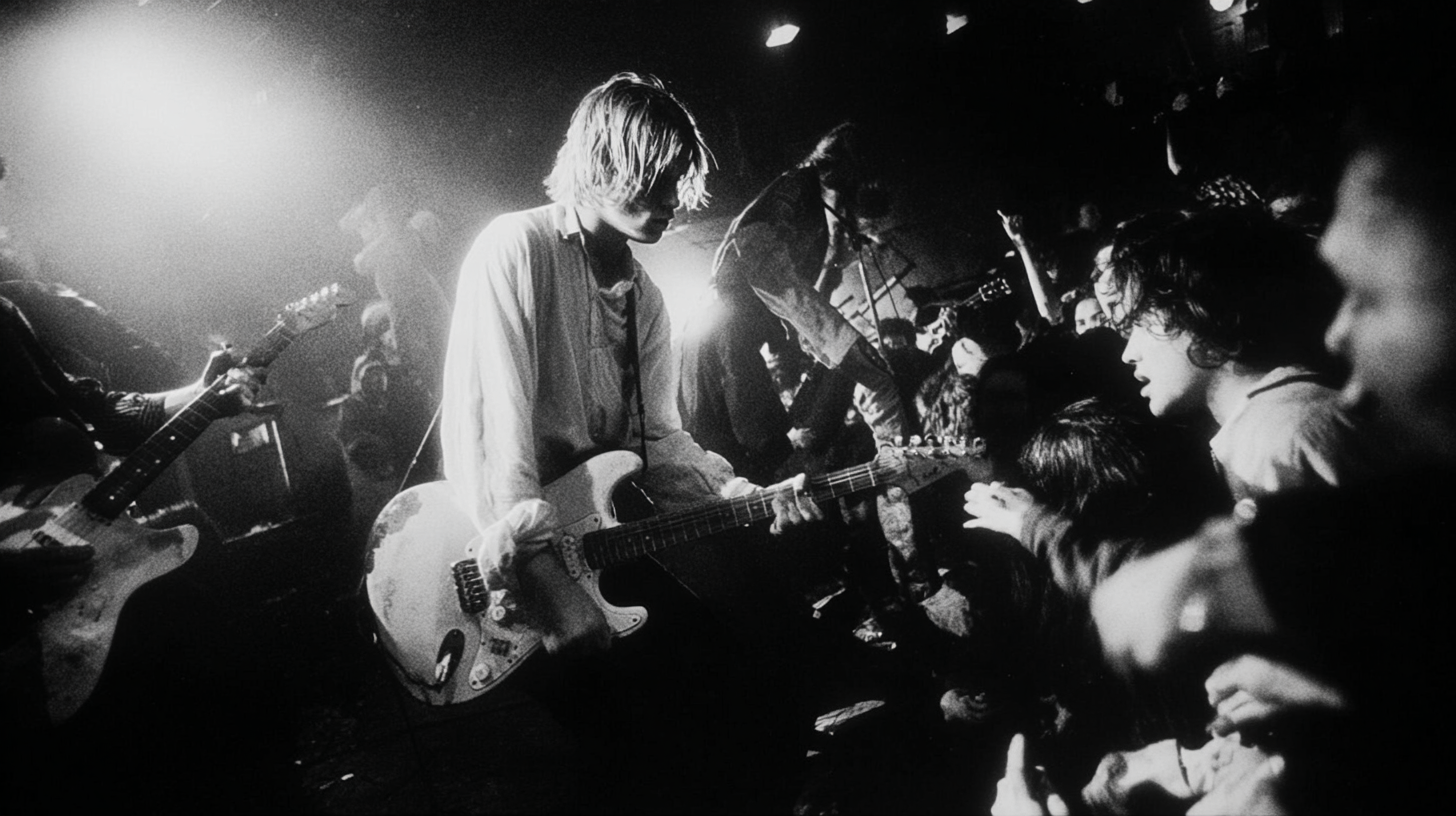 Сенсационная находка для фанатов Nirvana Ранее не публикованные кадры концерта 1990 года выставляются на аукцион